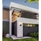 Z-Lite Laurent Outdoor Wall, 1-Light, 12 In.W x 13 In.L x 22.5 In.H, Black/Clear Seedy 599B-BK - alternate 4